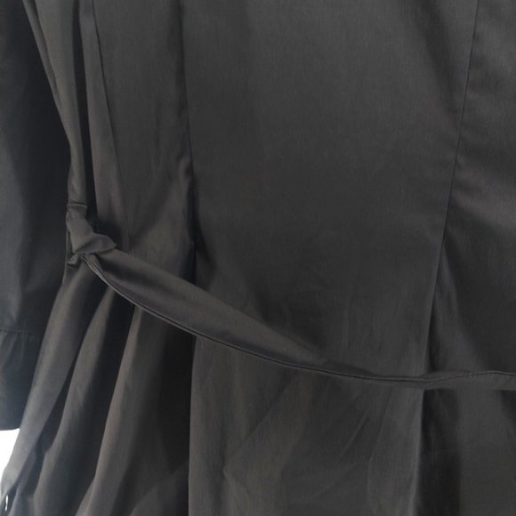 MaxMara black pleated  Dress Long Sleeve size 8 - Picture 12 of 15